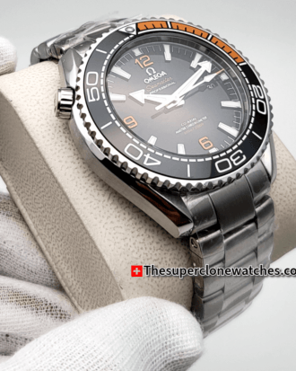 Omega Seamaster Planet Ocean 600M Steel On Steel Black Dial Exact 1:1 Super Clone 8900 Swiss Movement Replica Watch