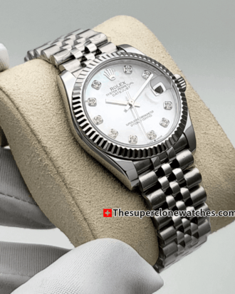 Rolex Datejust Oyster and White Gold 31mm Exact 1:1 Super Clone 2236 Swiss Movement Replica Watch Ref-278274