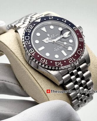 Rolex GMT Master II Pepsi Jubilee Bracelet Exact 1:1 Super Clone 3285 Swiss Movement Replica Watch Ref-126710BLRO